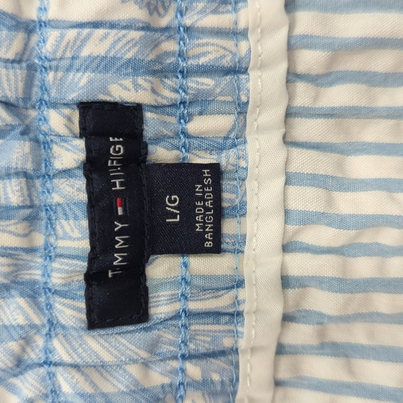 Tommy Hilfiger Floral Print Striped Skirt - Picture 2 of 2